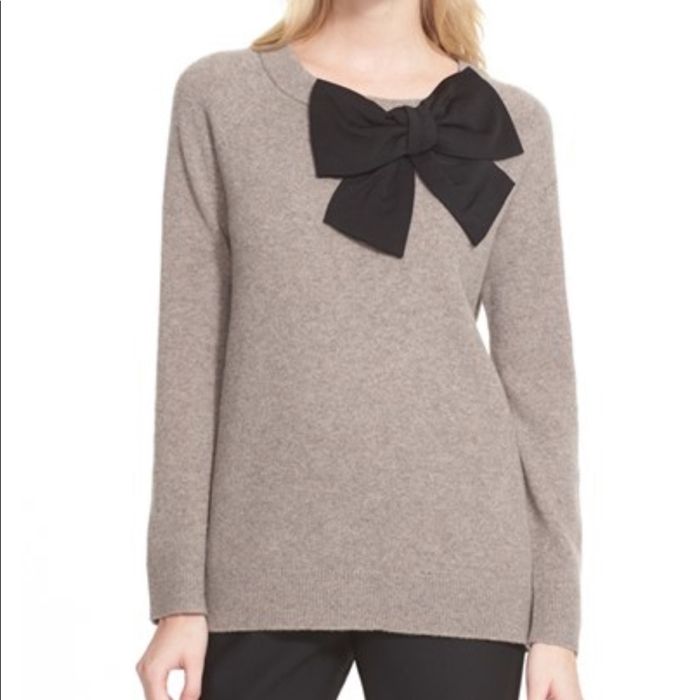 Kate Spade Light Brown Bow Sweater